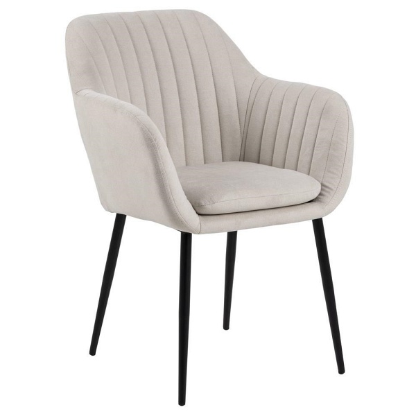 Krzesło Emilia beżowe paski - ACTONA